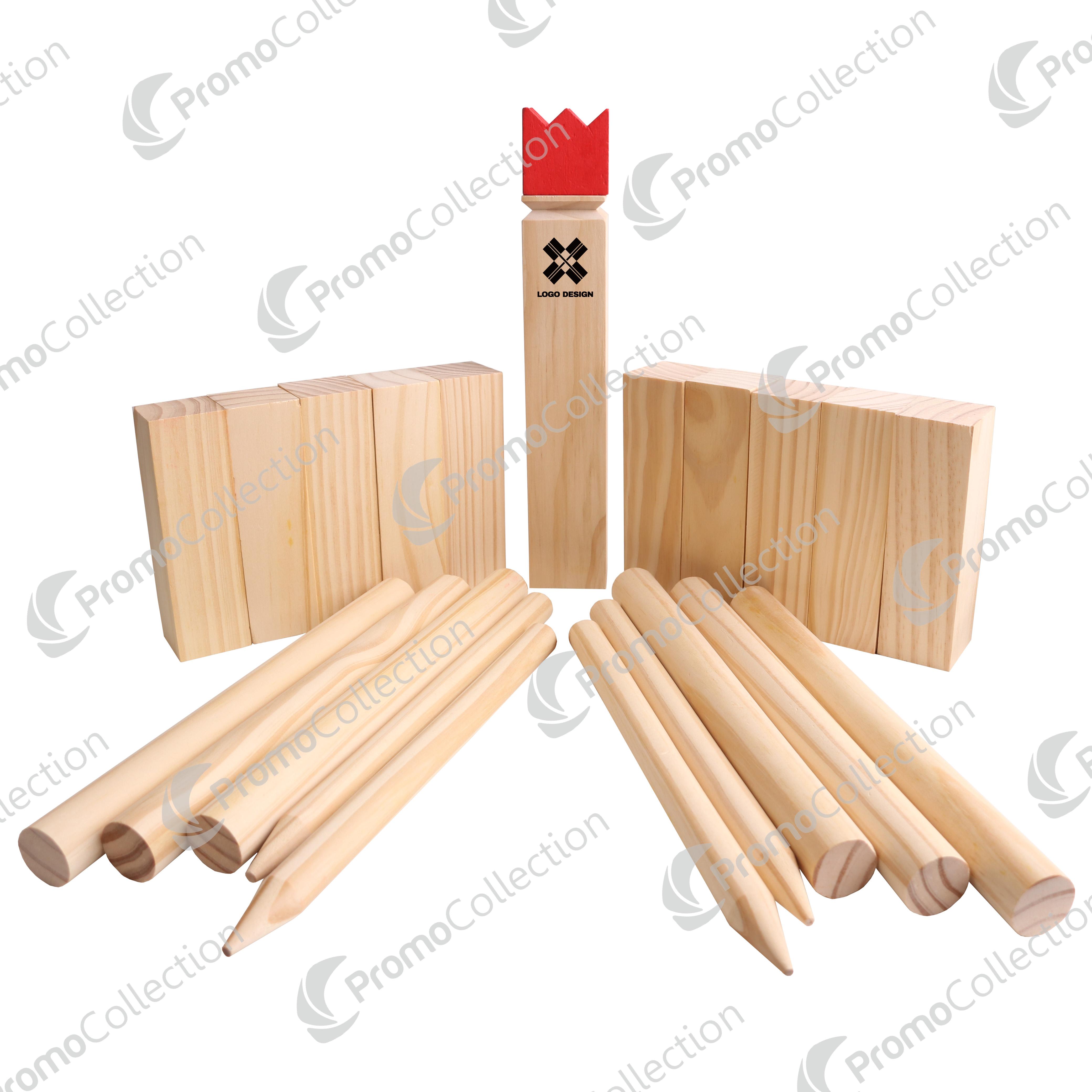 Premium Wooden Kubb Set