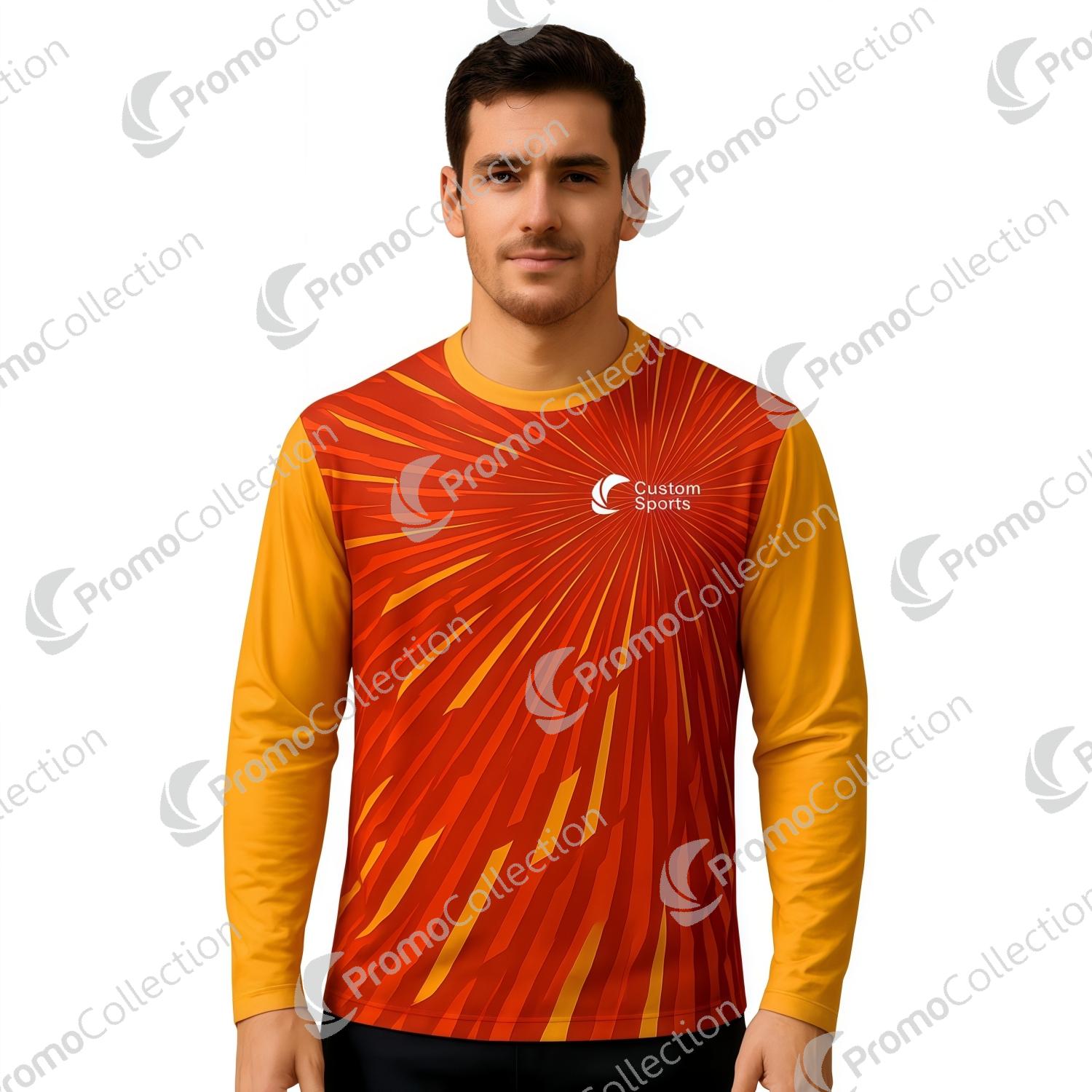 Profyle Shirts 100% Polyester Micro Mesh Sublimated Long Sleeves Shirt